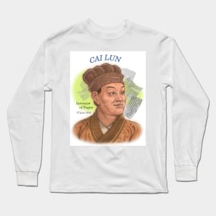 Cai Lun, Inventor of Paper Long Sleeve T-Shirt